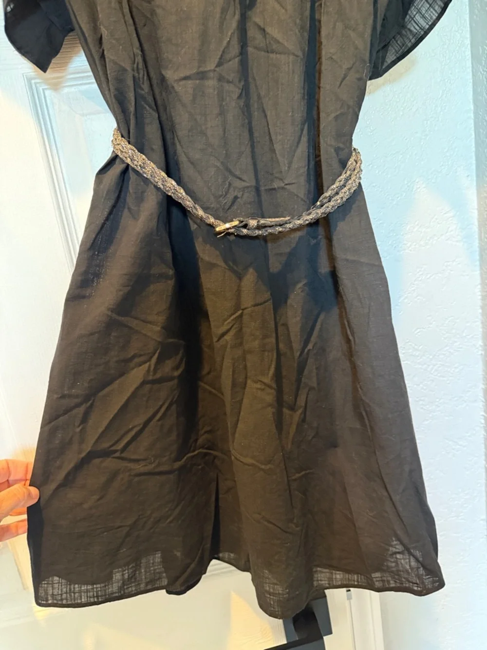 H&M Bundle of Black & White Eyelet Ruffle Sleeve Mini Dresses - Picture 7 of 16